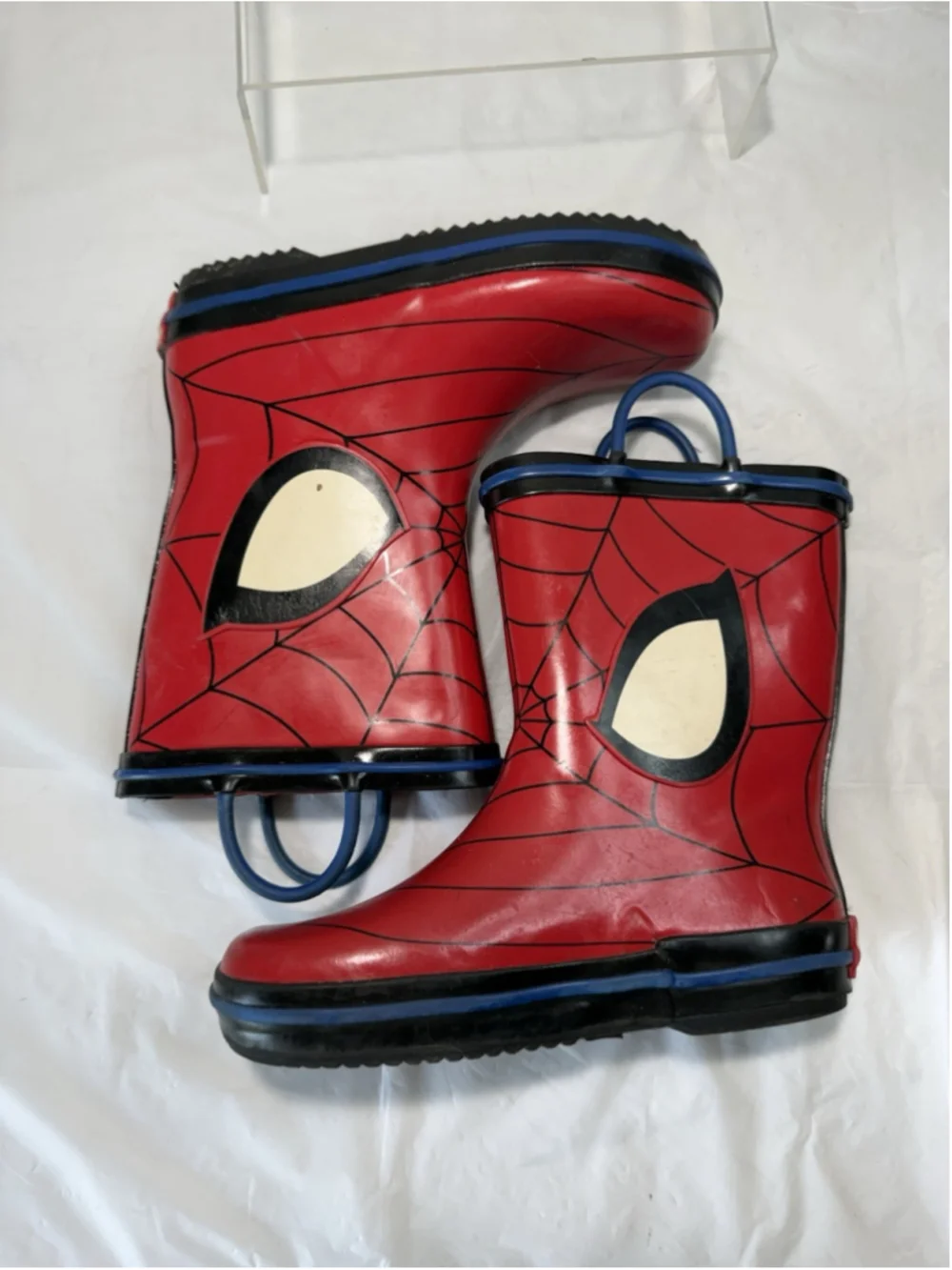 MARVEL SPIDERMAN Boy's Multi-Size RAIN BOOTS Waterproof size 11-12